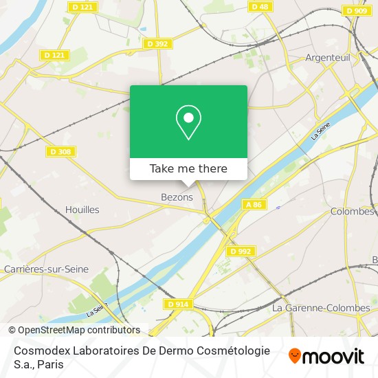 Cosmodex Laboratoires De Dermo Cosmétologie S.a. map