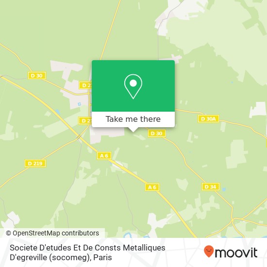 Societe D'etudes Et De Consts Metalliques D'egreville (socomeg) map