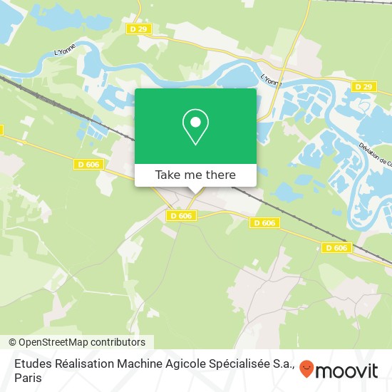 Etudes Réalisation Machine Agicole Spécialisée S.a. map