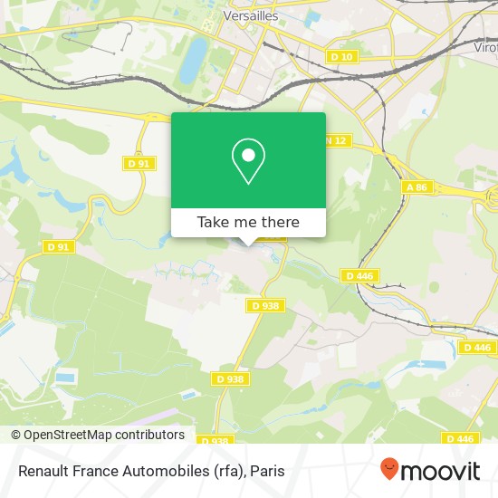 Mapa Renault France Automobiles (rfa)