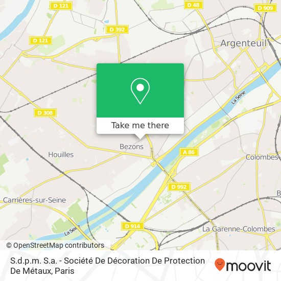 S.d.p.m. S.a. - Société De Décoration De Protection De Métaux map