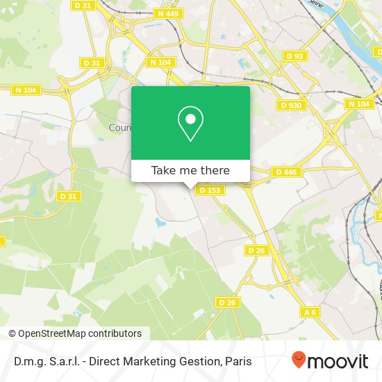 D.m.g. S.a.r.l. - Direct Marketing Gestion map