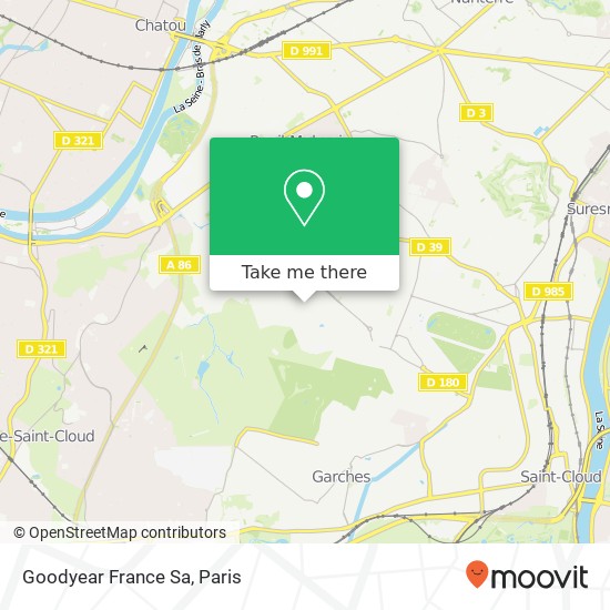Goodyear France Sa map