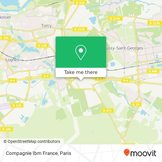 Compagnie Ibm France map