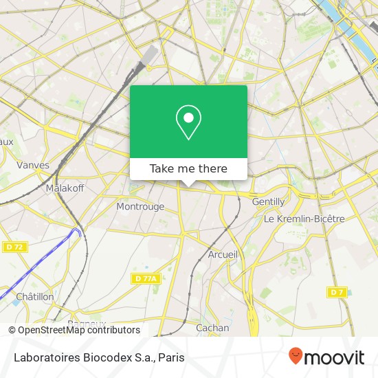 Laboratoires Biocodex S.a. map