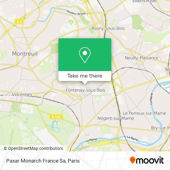 Paxar Monarch France Sa map