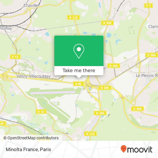Minolta France map