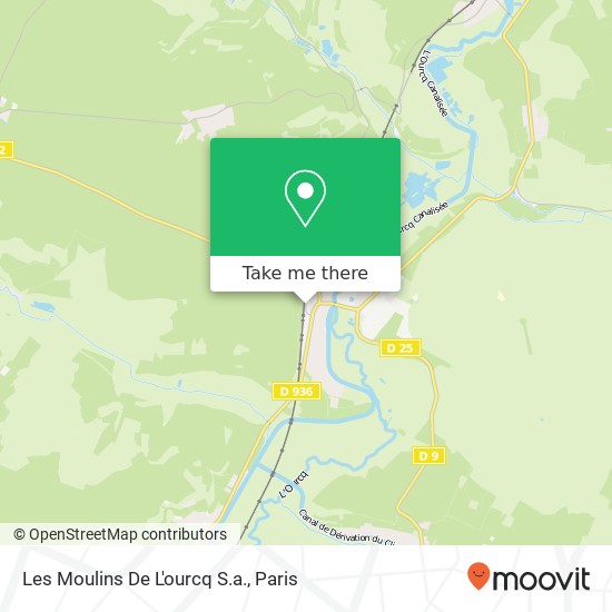 Les Moulins De L'ourcq S.a. map