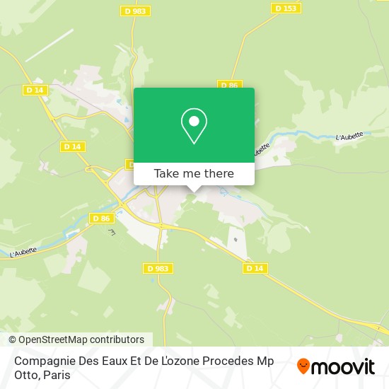 Mapa Compagnie Des Eaux Et De L'ozone Procedes Mp Otto