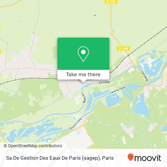 Sa De Gestion Des Eaux De Paris (sagep) map