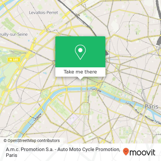 A.m.c. Promotion S.a. - Auto Moto Cycle Promotion map