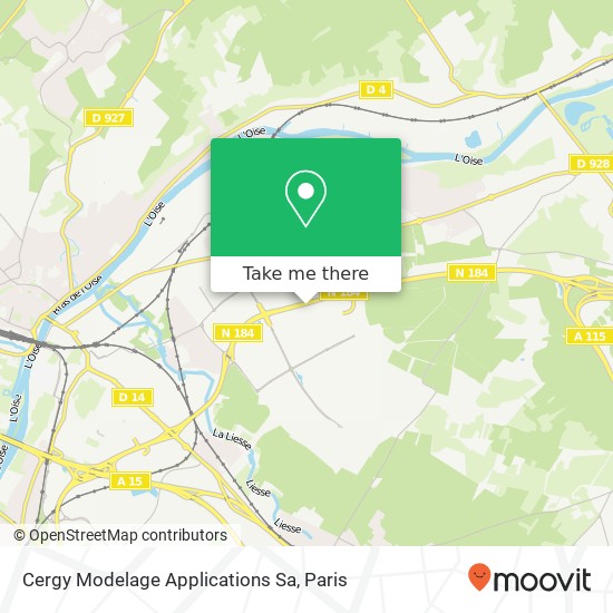 Mapa Cergy Modelage Applications Sa