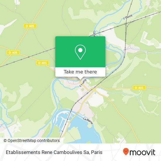 Mapa Etablissements Rene Camboulives Sa