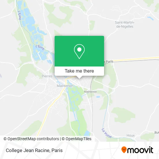 College Jean Racine map
