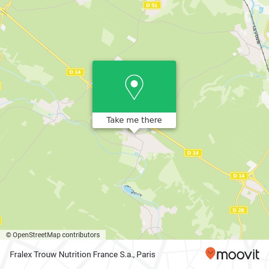 Fralex Trouw Nutrition France S.a. map