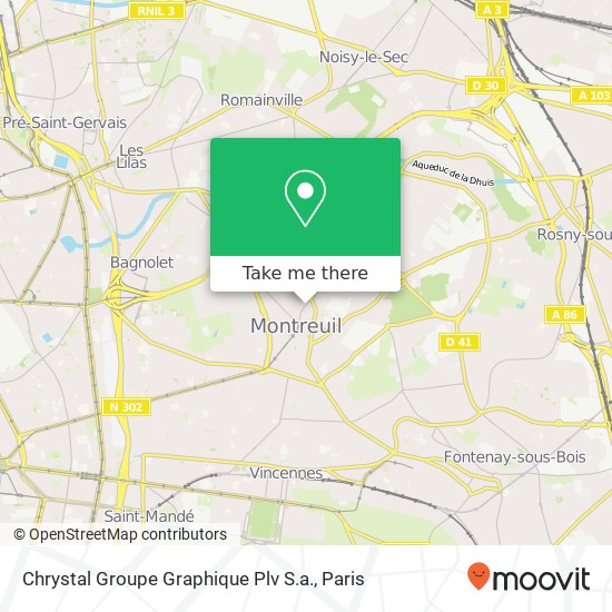 Chrystal Groupe Graphique Plv S.a. map