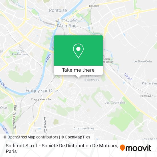 Sodimot S.a.r.l. - Société De Distribution De Moteurs map