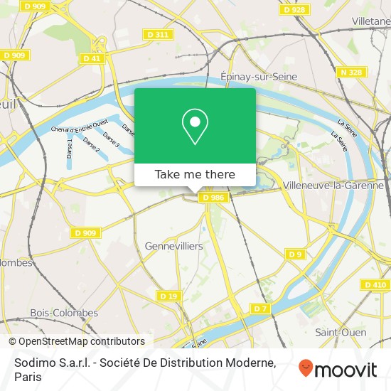 Sodimo S.a.r.l. - Société De Distribution Moderne map