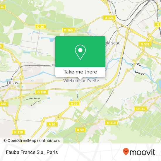 Fauba France S.a. map