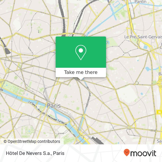 Hôtel De Nevers S.a. map