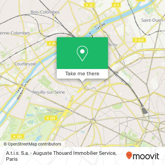 A.t.i.s. S.a. - Auguste Thouard Immobilier Service map