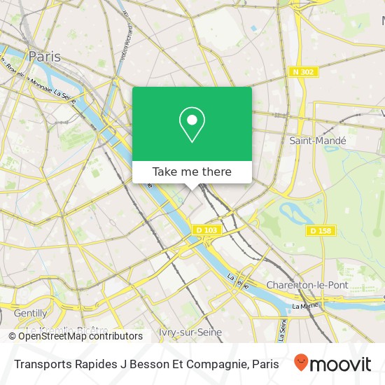 Transports Rapides J Besson Et Compagnie map