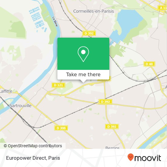 Europower Direct map