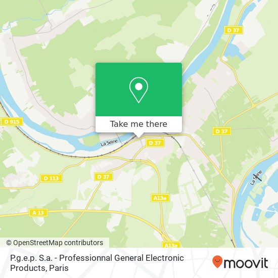 P.g.e.p. S.a. - Professionnal General Electronic Products map