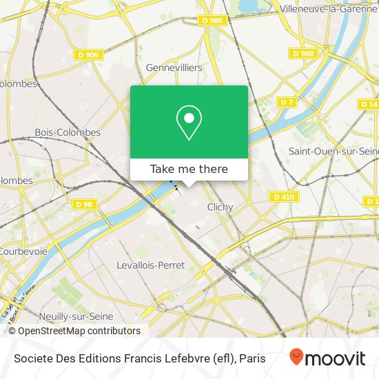 Societe Des Editions Francis Lefebvre (efl) map