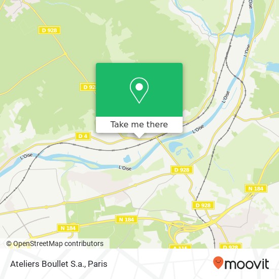 Ateliers Boullet S.a. map