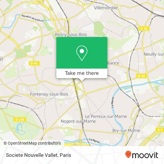 Societe Nouvelle Vallet map