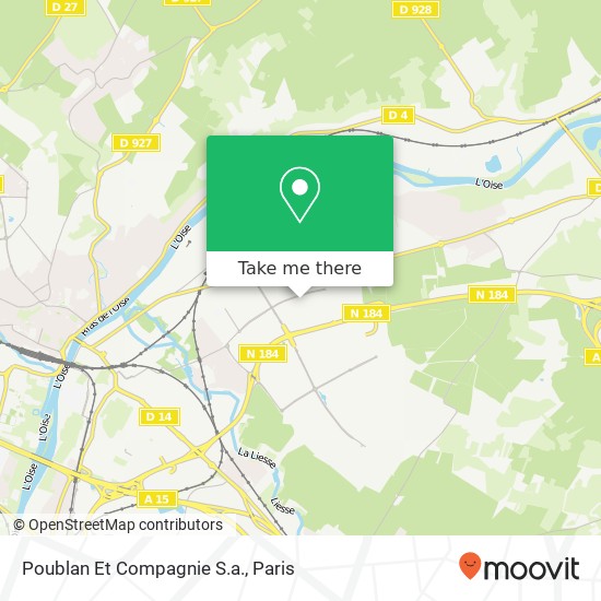 Poublan Et Compagnie S.a. map