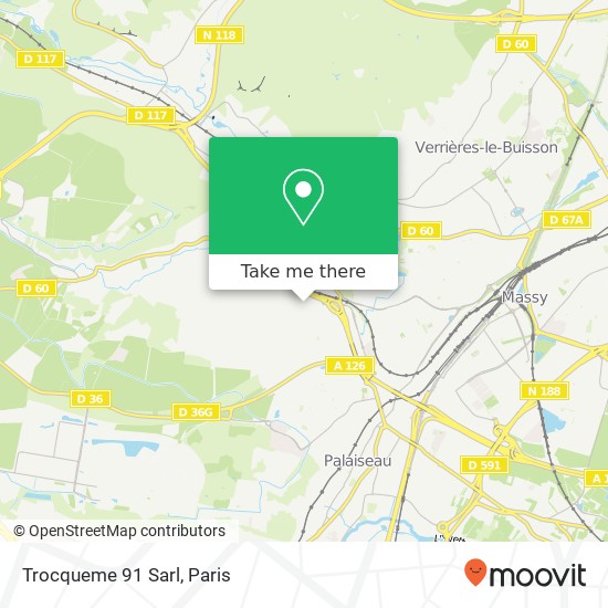 Trocqueme 91 Sarl map