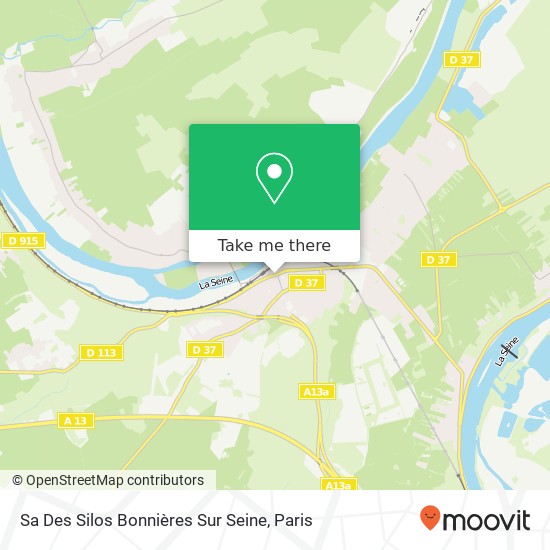 Mapa Sa Des Silos Bonnières Sur Seine