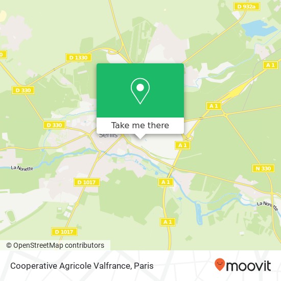 Cooperative Agricole Valfrance map