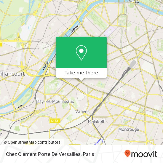 Mapa Chez Clement Porte De Versailles