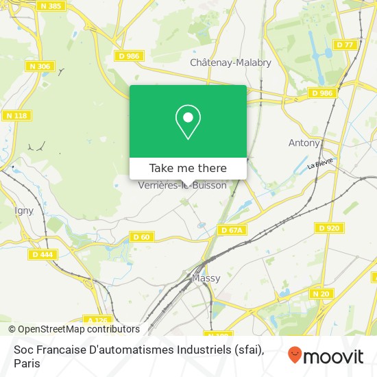 Soc Francaise D'automatismes Industriels (sfai) map