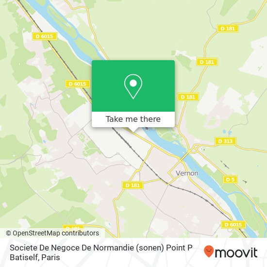 Societe De Negoce De Normandie (sonen) Point P Batiself map