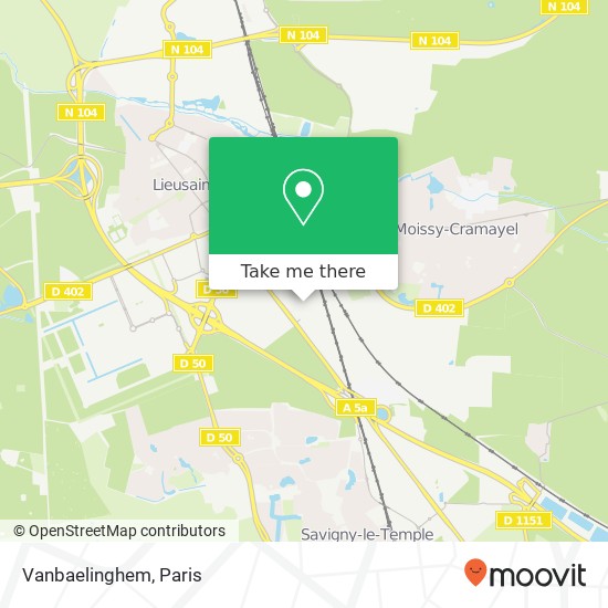 Vanbaelinghem map