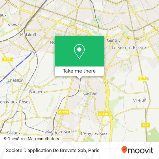 Societe D'application De Brevets Sab map