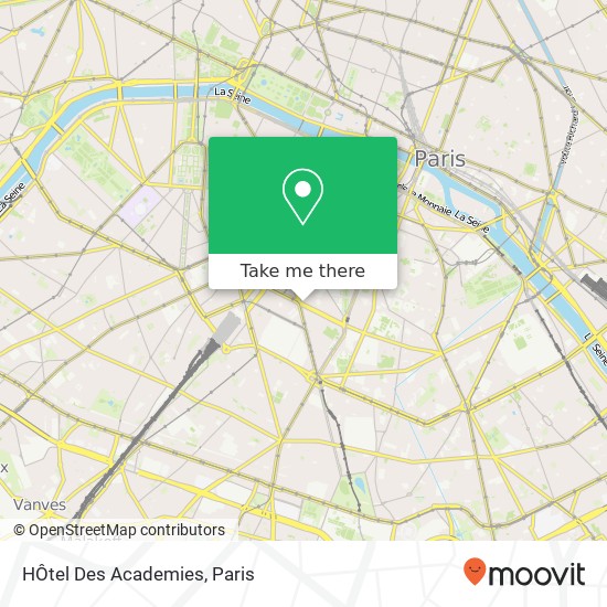 HÔtel Des Academies map