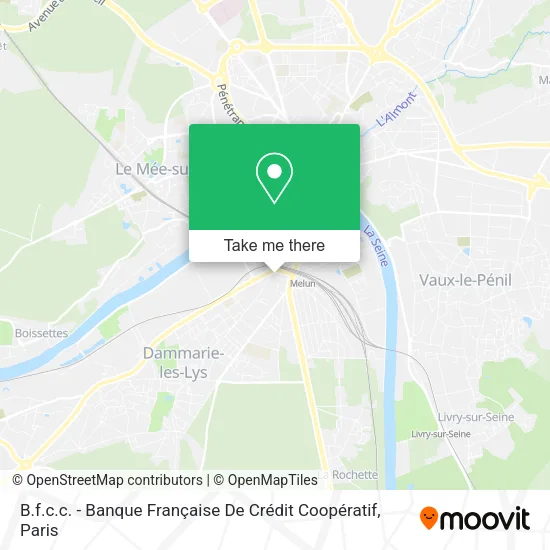 B.f.c.c. - Banque Française De Crédit Coopératif map