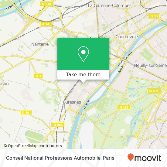 Mapa Conseil National Professions Automobile