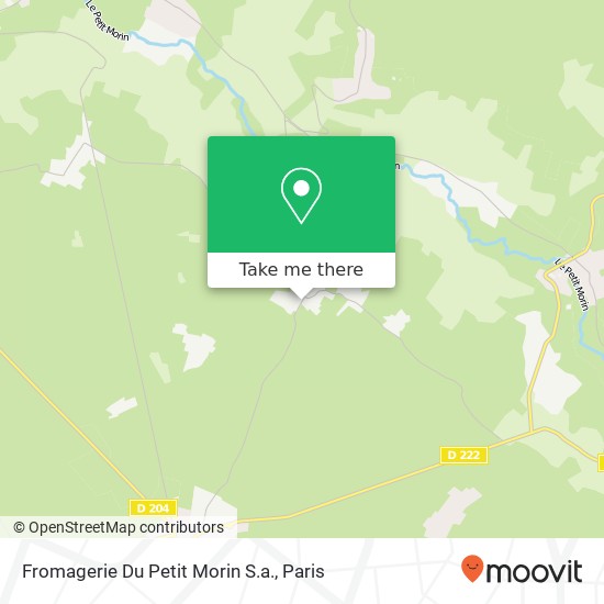 Fromagerie Du Petit Morin S.a. map