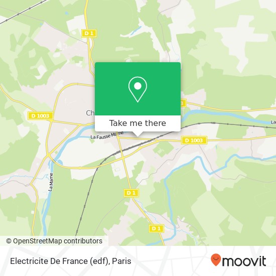 Electricite De France (edf) map