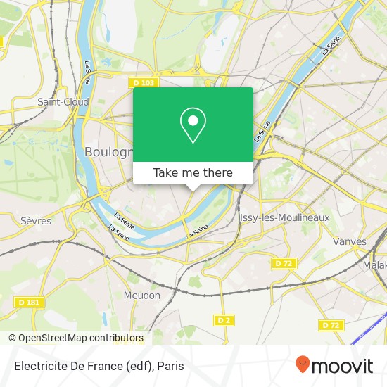 Electricite De France (edf) map