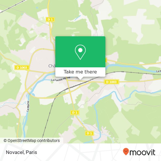 Novacel map