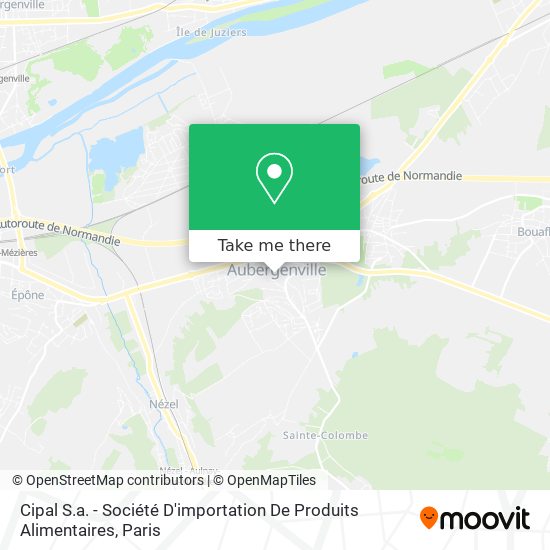 Cipal S.a. - Société D'importation De Produits Alimentaires map