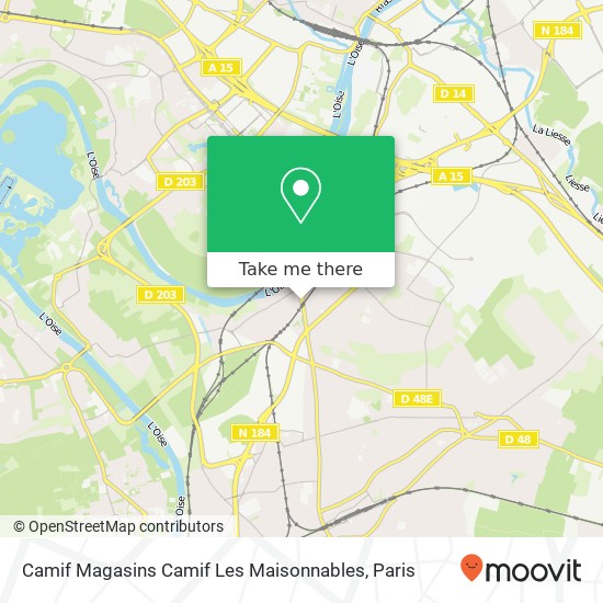 Camif Magasins Camif Les Maisonnables map