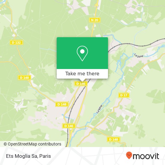 Ets Moglia Sa map